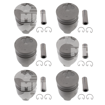 PISTON TOYOTA H 1.0mm OVERSIZE, 3 RINGS/PISTON LSF-0013635
