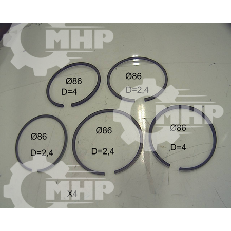 PISTON RINGS TOYOTA 2J 1.0mm OVERSIZE; FOR PISTON: 5 GROOVES LSF-0013713